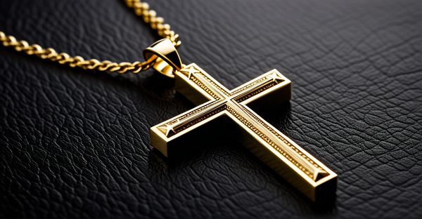 Croix chrétienne en or : élégance et spiritualité en un bijou